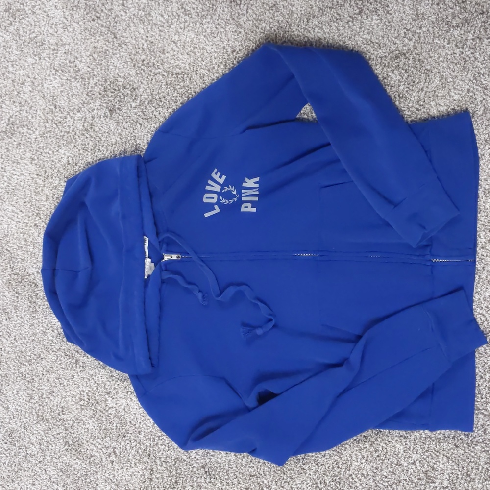 PINK Victoria's Secret Blue Hoodie